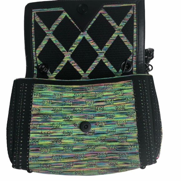 Zara Multi-Color Knit Crossbody/ Shoulder Bag - Picture 5 of 14